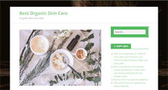 Desktop Screenshot of bestorganicskincare.net